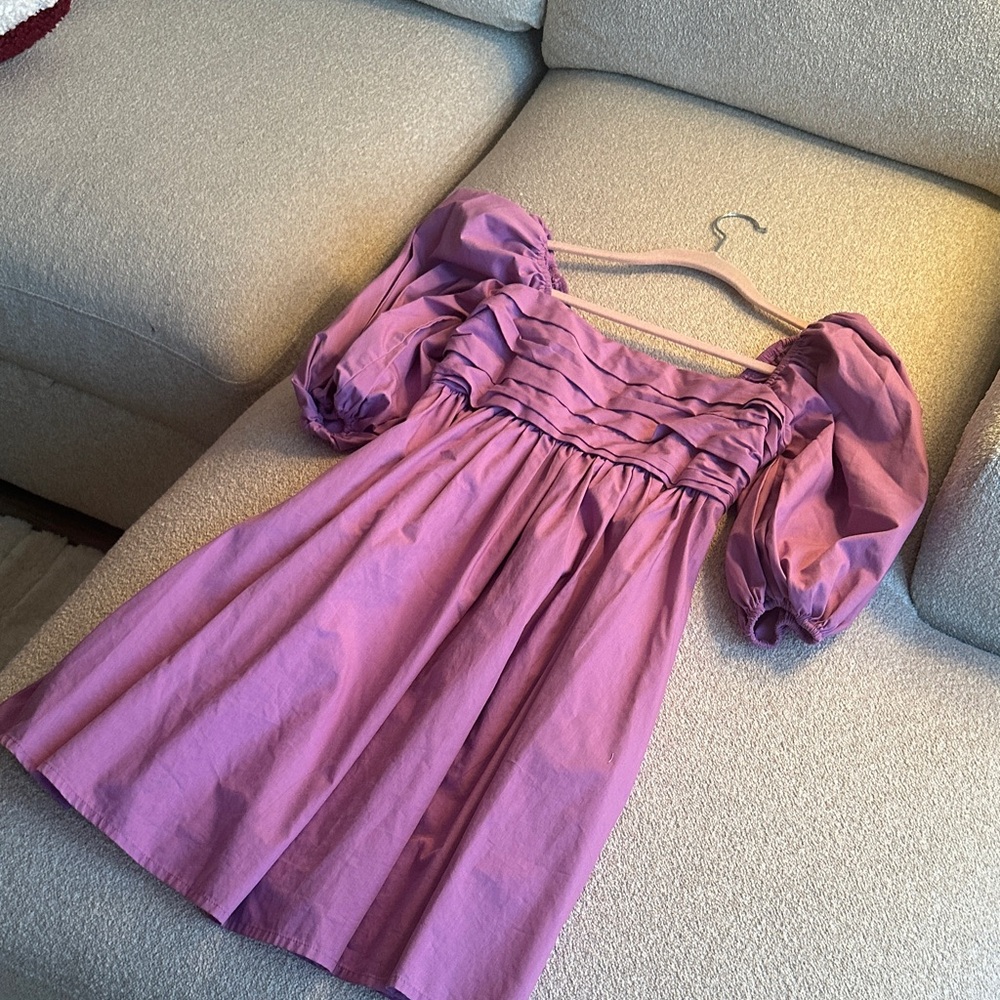 Abercrombie & Fitch Lavender Smocked Dress